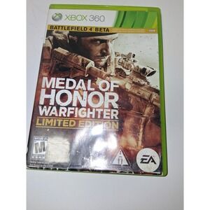 Medal of Honor Warfighter Limited Edition Xbox 360 Game Battlefield 4 Untested